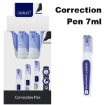 Marlin Office Essentials Correction fluid pen type 7ml 1's metal tip 0.8mm 